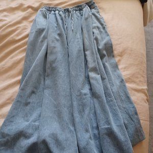 Super wide leg jeans